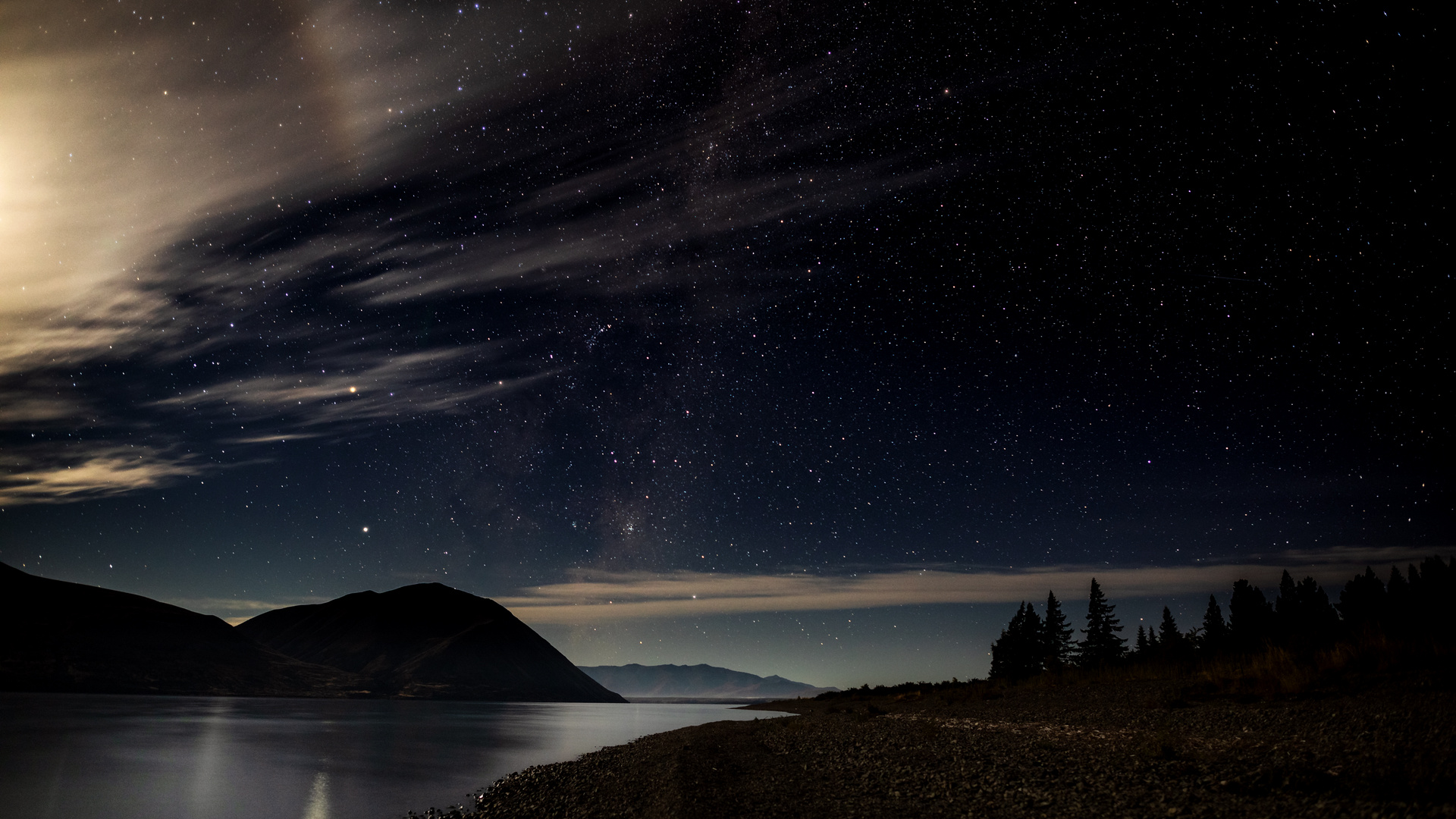 4 Uhr morgens am Lake Ohau