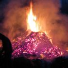 (4) und dann gingen wir noch zum Osterfeuer und es ....