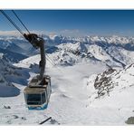 4 Vallées Skigebiet - Blick vom Mt. Fort