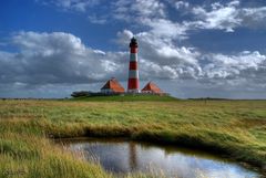 4 Westerhever Leuchtturm bei Sankt Peter Ording