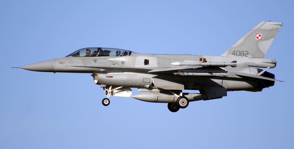 4082 F-16D der Polnischen Luftwaffe..