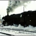 41 1055 am 03.01.1985 mit D 504 ausfahrend in Saalfeld