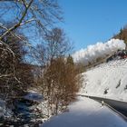 41 1144-9 donnert am 07.02.2015 der Steigung nach Gehlberg...