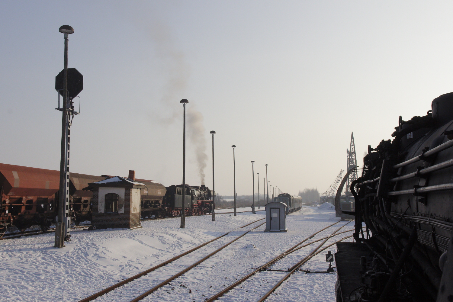 41 1231 wartet und 50 3708 am Ablaufberg