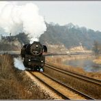 41 1273 mit Nahgüterzug auf dem Weg nach Saalfeld