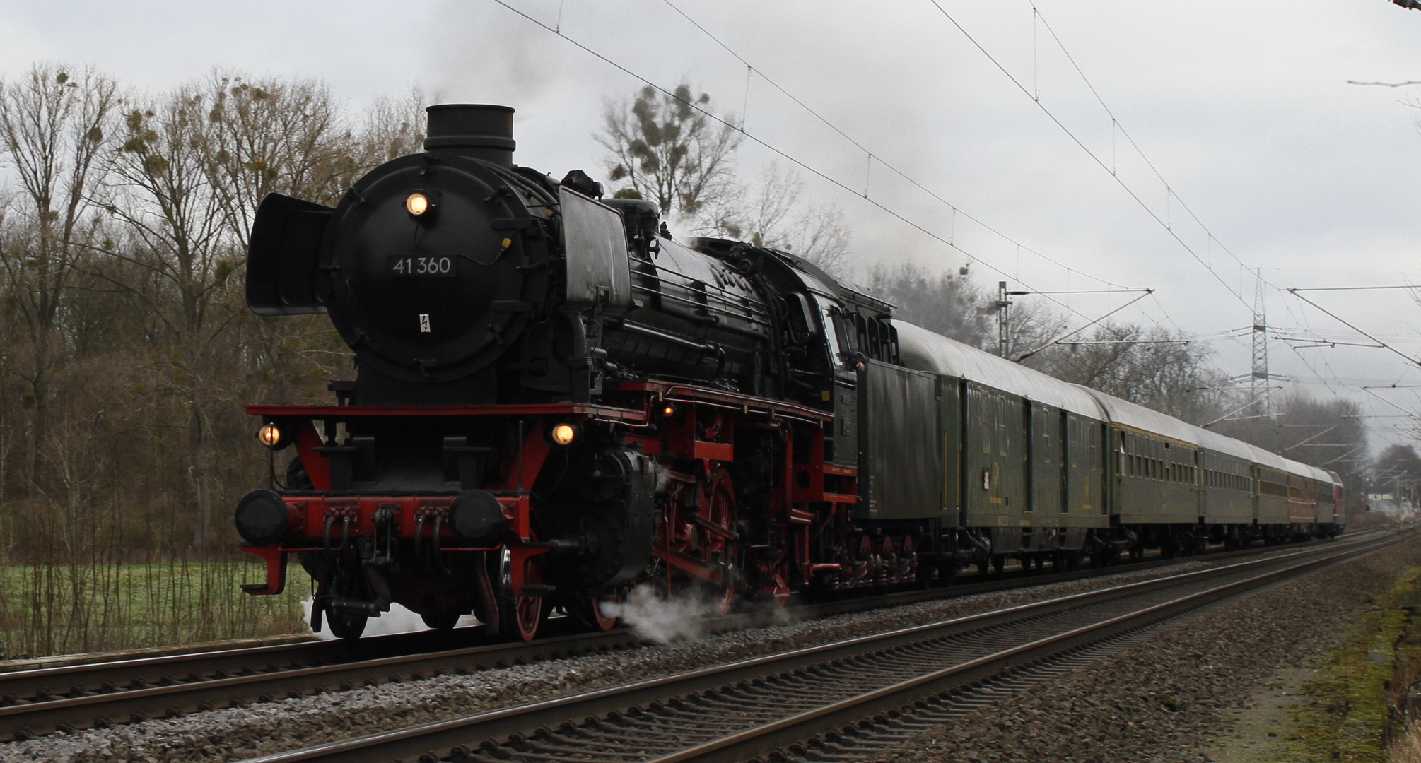 41 360  und V 200 116 vor Geilenkirchen unterwegs ...