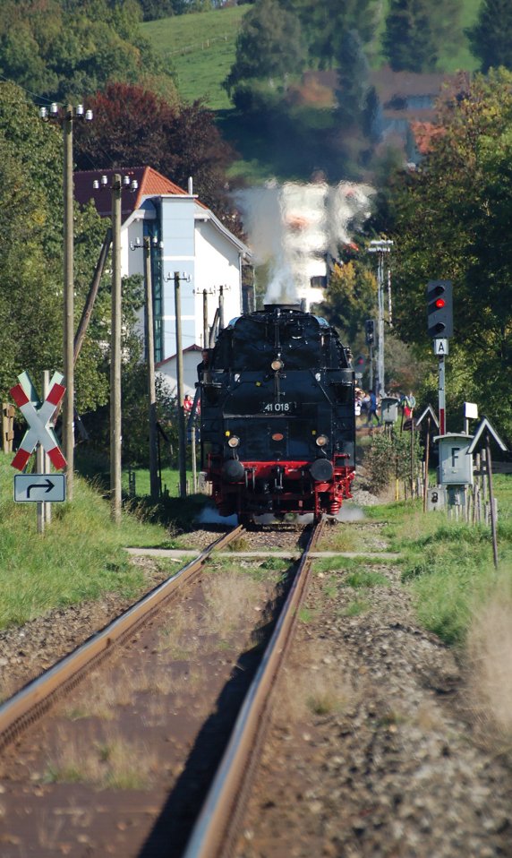 41018 Ausfahrt Bhf Durach/Allgaeu