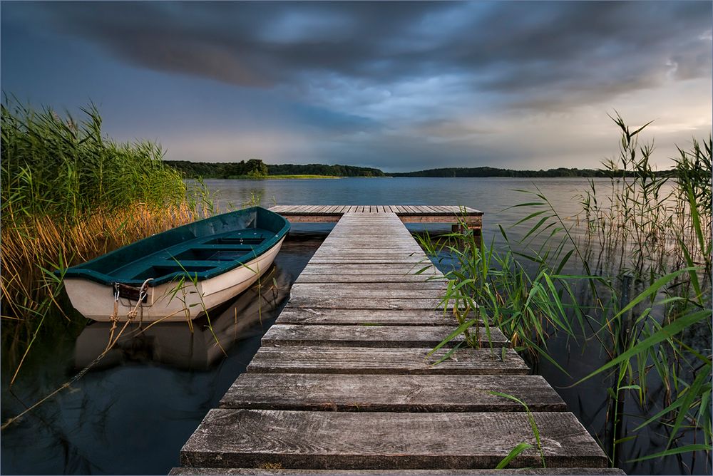 Am Steg - kurz vor dem Regenschauer von Betsie