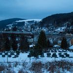 415 auf der Trogenbach-Brücke