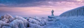 Winter Lighthouse by M.Voss