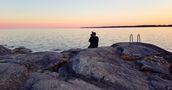 Abends am Meer von ilkschmidt