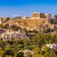 die Akropolis am Abend