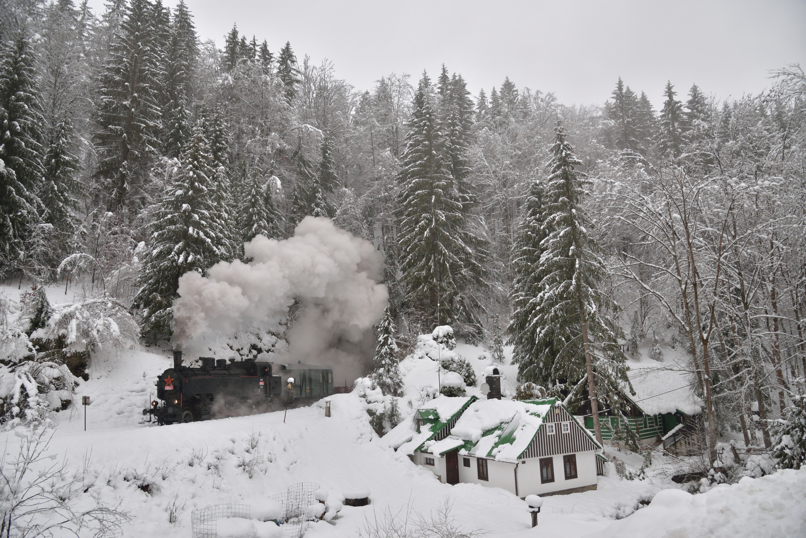 431.032 CD am 13.01.19 beim Tunnel Jablonek-Hradsko und Ponikla