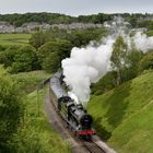 43924 der KWVR am 22.05.16 am Tunnel bei Oakworth