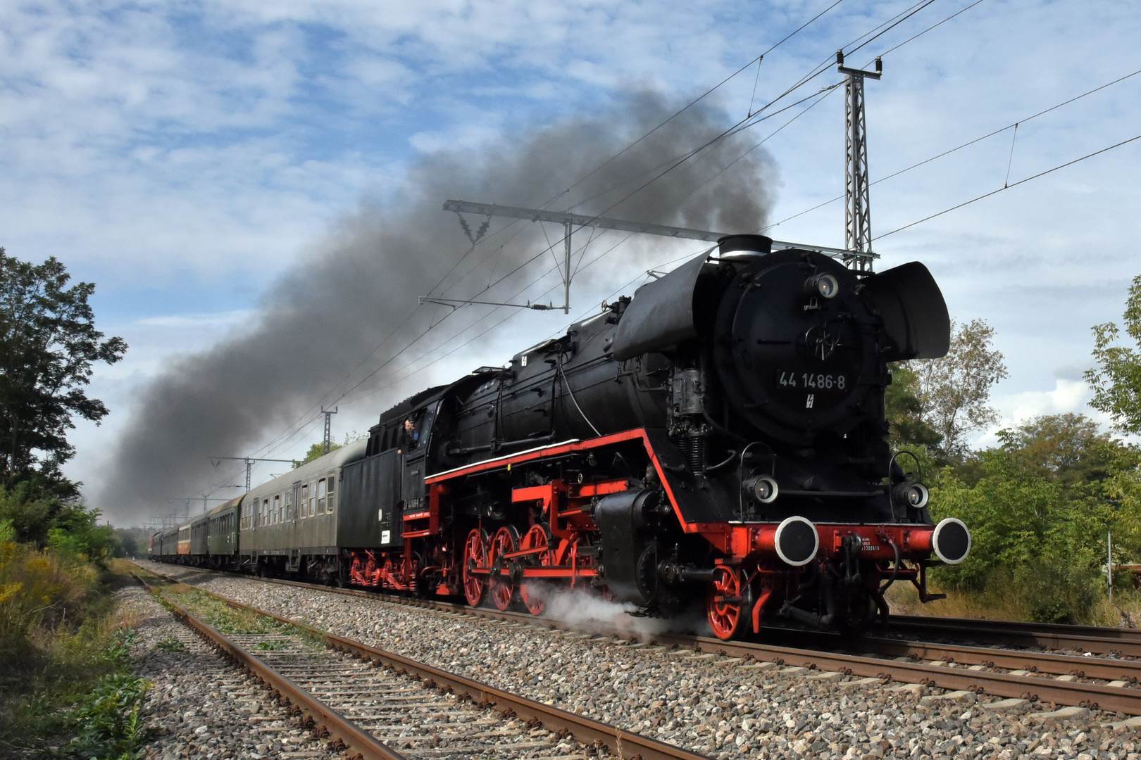 44 1486 Foto & Bild dampf, diesel und eloks, eisenbahn, verkehr