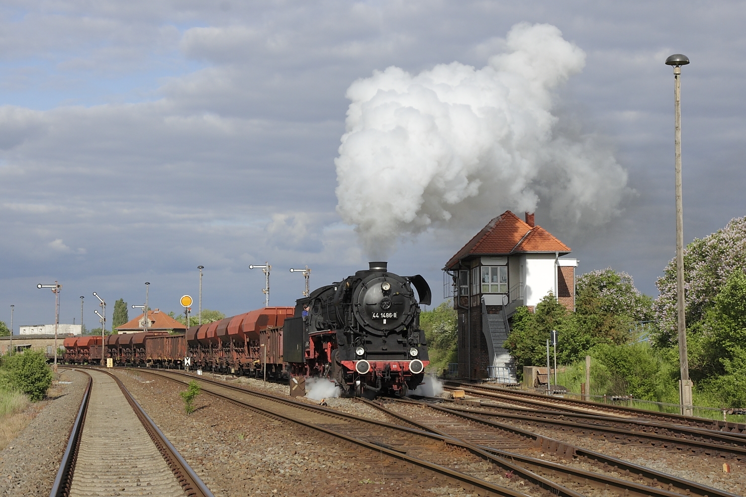 44 1486 macht hinter Köthen Dampf