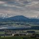 Blick bern Wallersee ins Alpenvorland