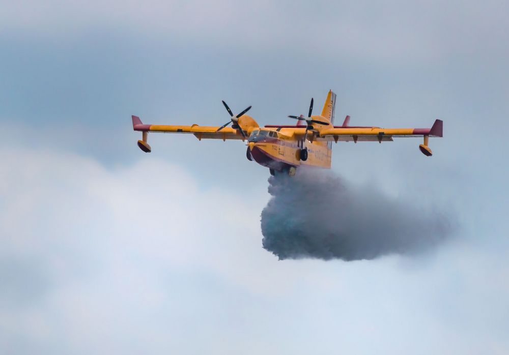 Löschflugzeug von Dagmar Katharina