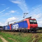 482 021-3 und 482 ? SBB Cargo gemeinsam mit einem gem. Güterzug