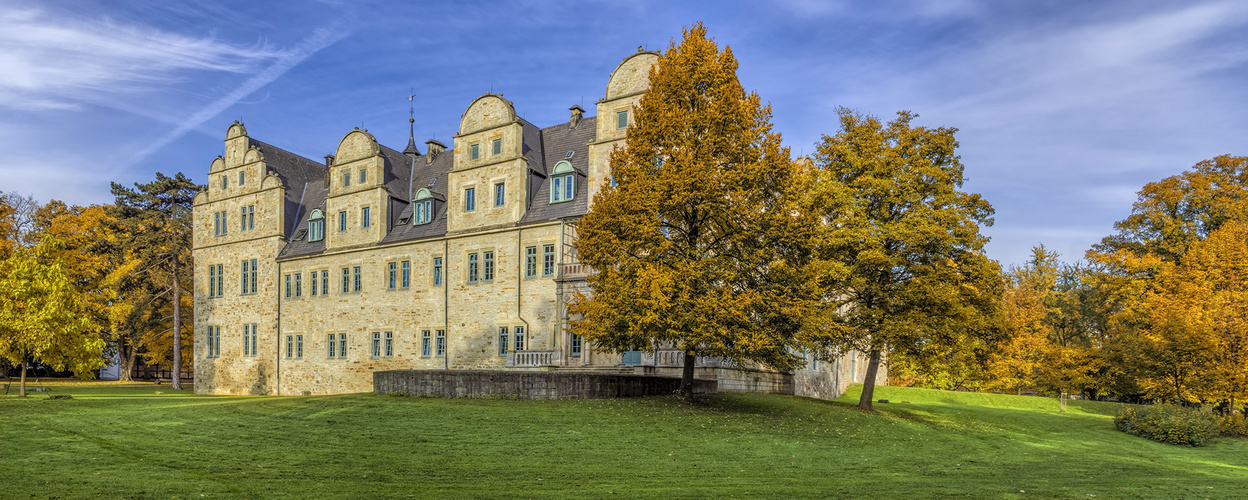 4920Sa Schloss Stadthagen Herbst