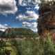 Dahn Rheinland-Pfalz Blick auf den Jungfernsprung