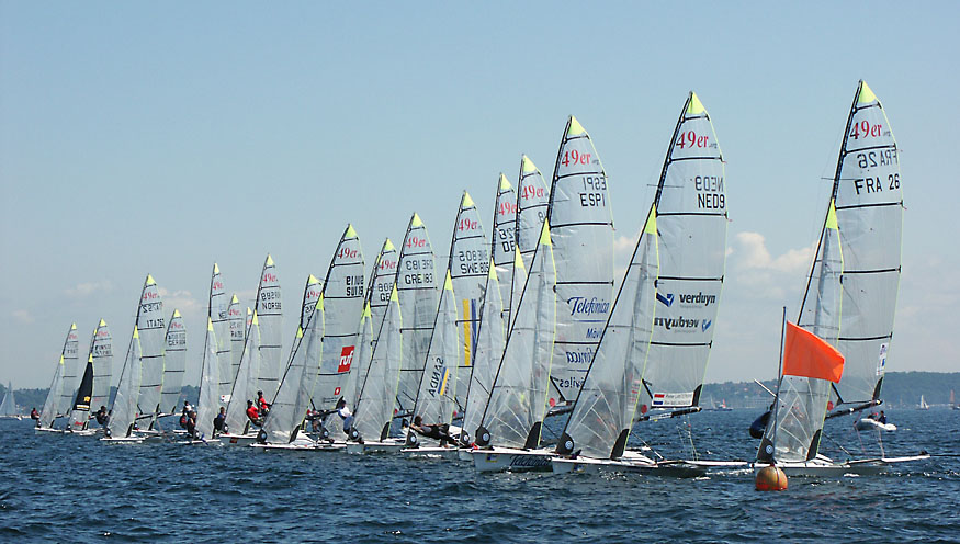 49er-Treff auf der Kieler Woche