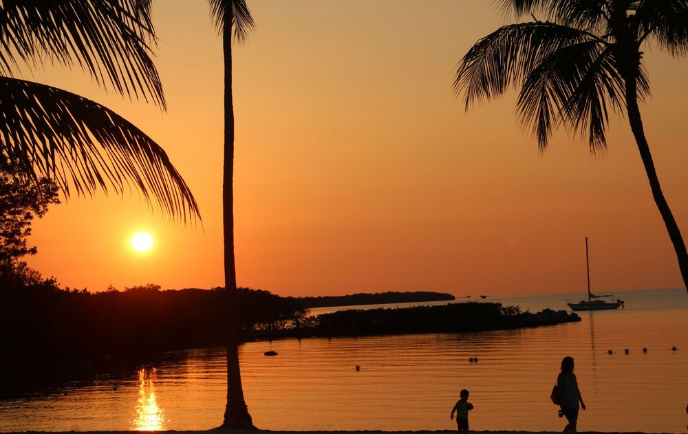 Red Sunset, Key Largo von Junzhi 