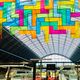 Tetris in St. Pancras Station