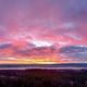 Sonnenaufgang bei Oberhomberg (Bodenseekreis)