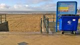 Scheveningen ( Den Haag ) Strand und Nordsee von Frits Burghart 