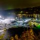 Rheinfall bei Schaffhausen bei Nacht, Oberhalb