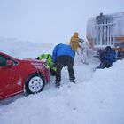 5 Kilometer vor dem Nordkapp - Unterwegs zum Nordkapp im Winter –