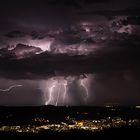 5 Minuten Gewitternacht über Jena