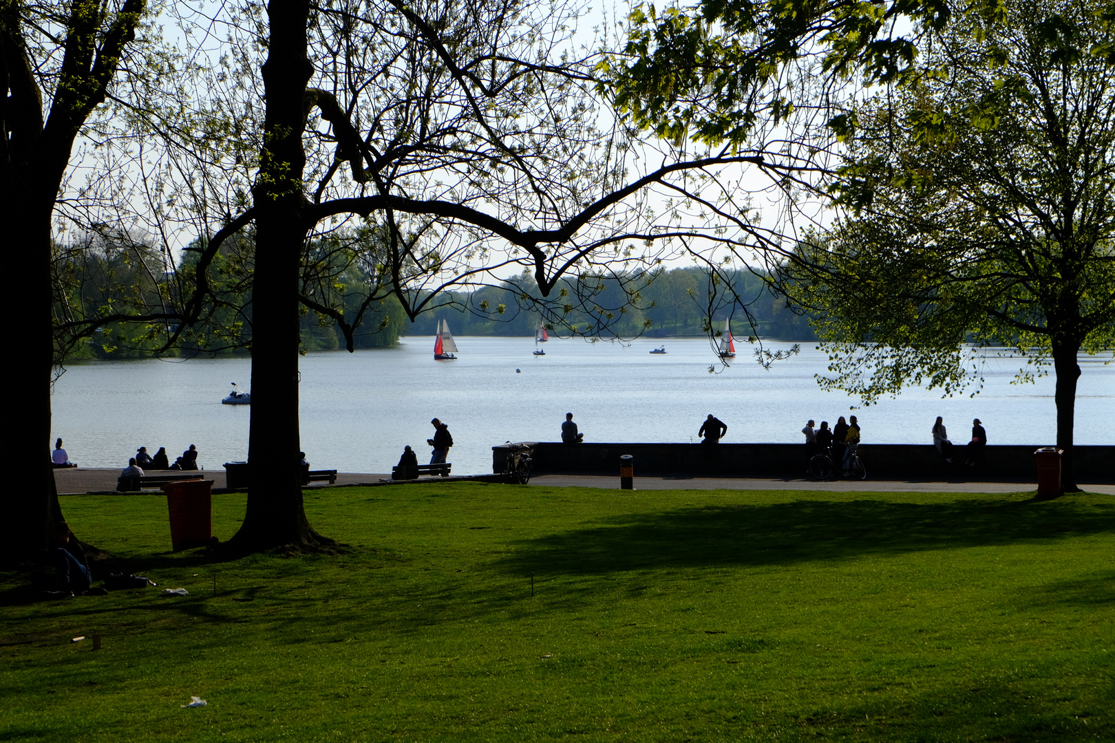 (5) Münster, Westfalen - Der Aasee