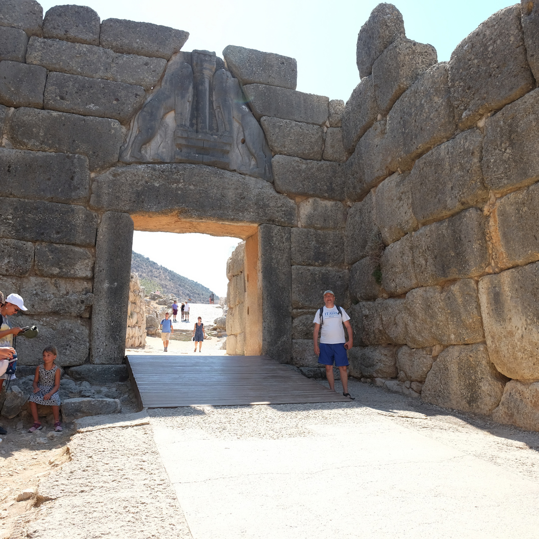 (5) Mycènes : la porte du lion de renommée mondiale