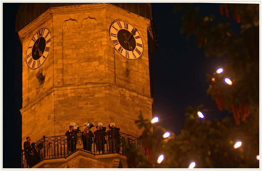 5 nach 5 auf dem Weihnachtsmarkt in Weilheim