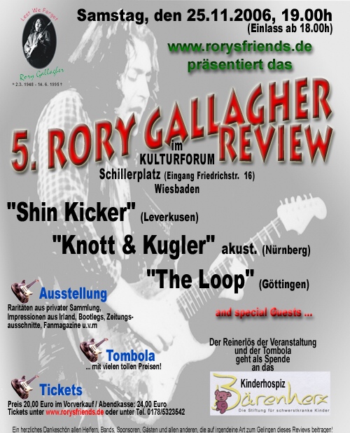5. Rory Gallagher Review