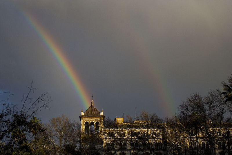 5 Sterne mit Regenbogen inklusive