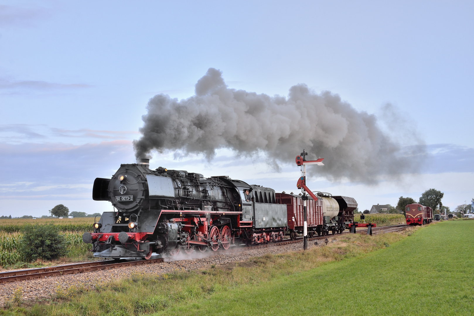 50 0073-2 am 08.09.19 bei Terrug naar Toen in Beekbergen