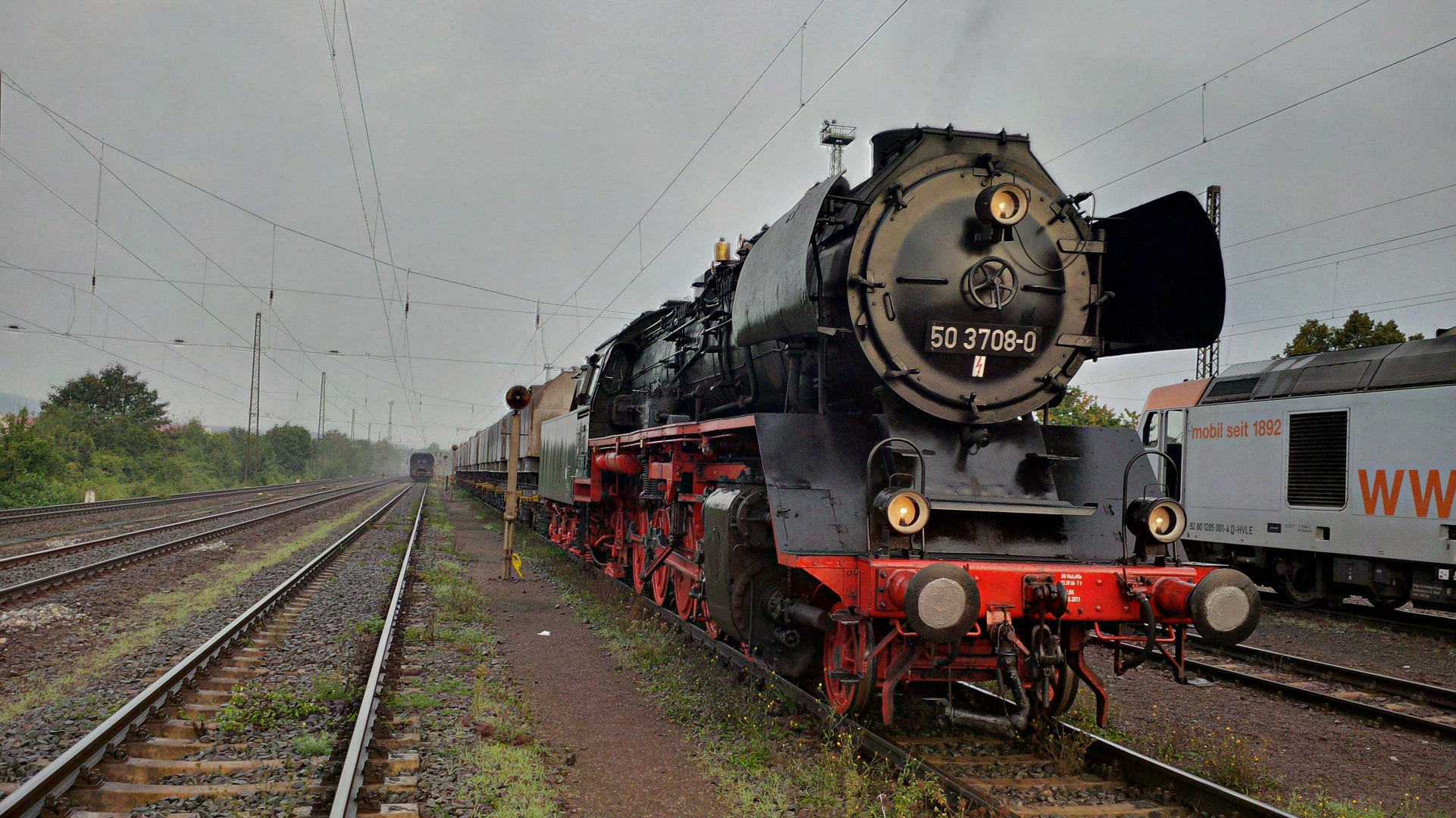 50 3708 auf Abschiedsfahrt