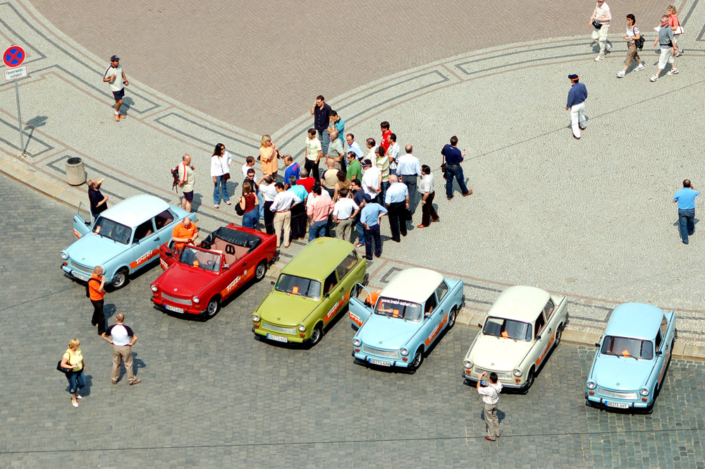 50 Jahre Trabant: Sightseeing in Dresden,Theaterplatz