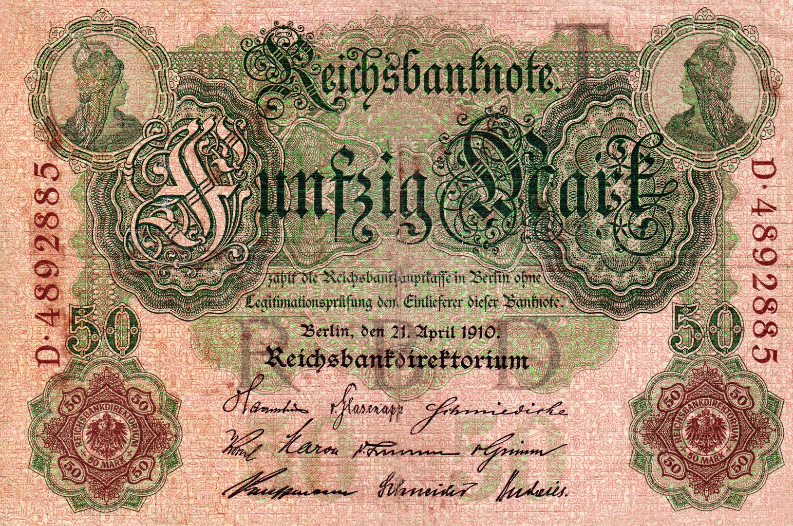 50 Reichsmark von 1910 