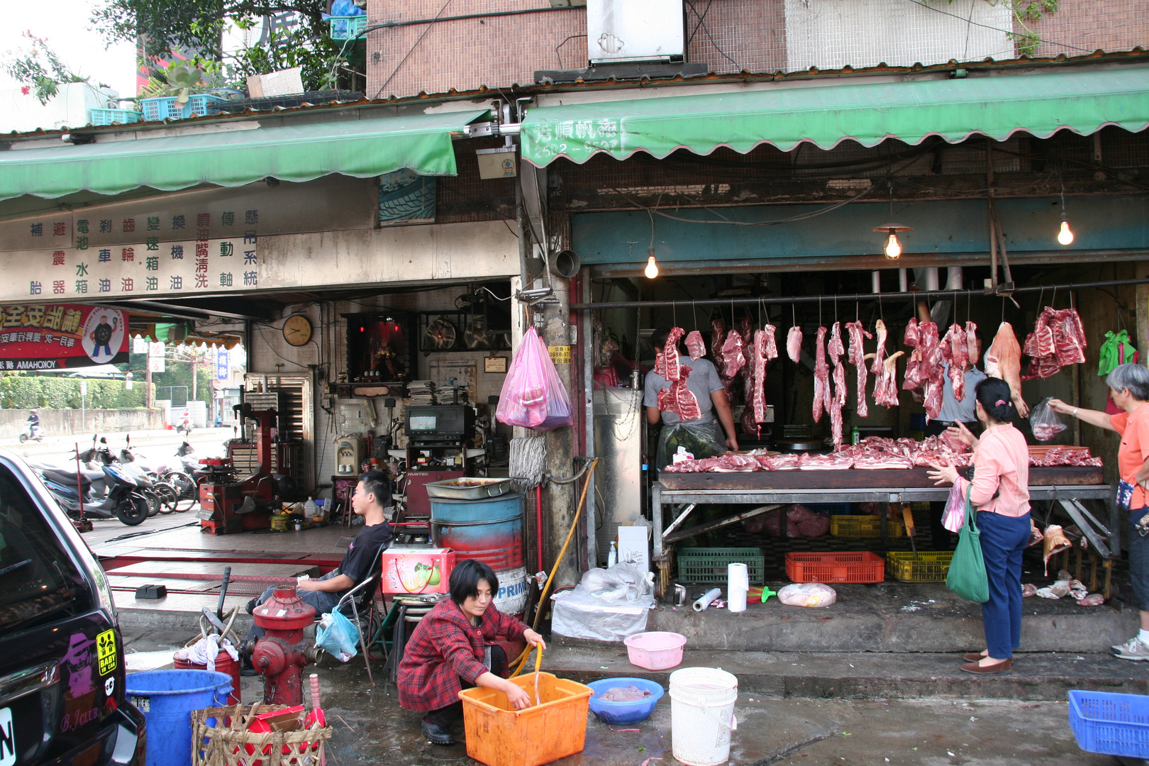 500 Gramm Schweinefleich und einen Ölwechsel Bitte...!