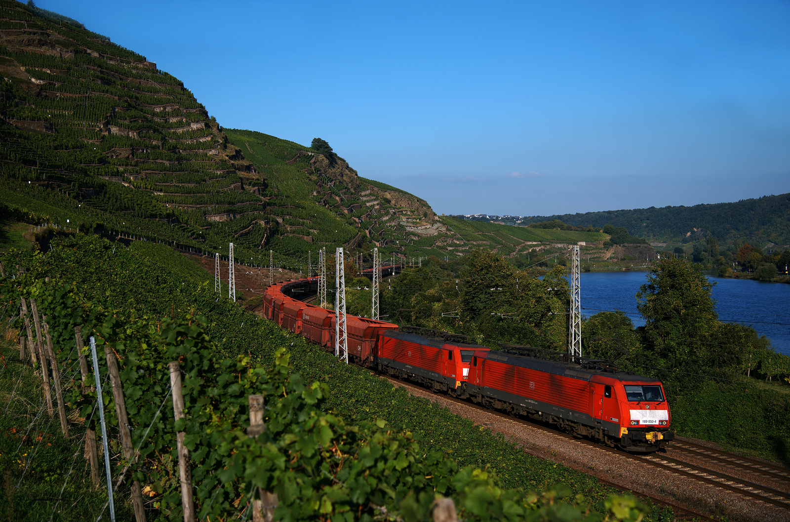 5000 Tonnen Erz Richtung Dillinger Hütte