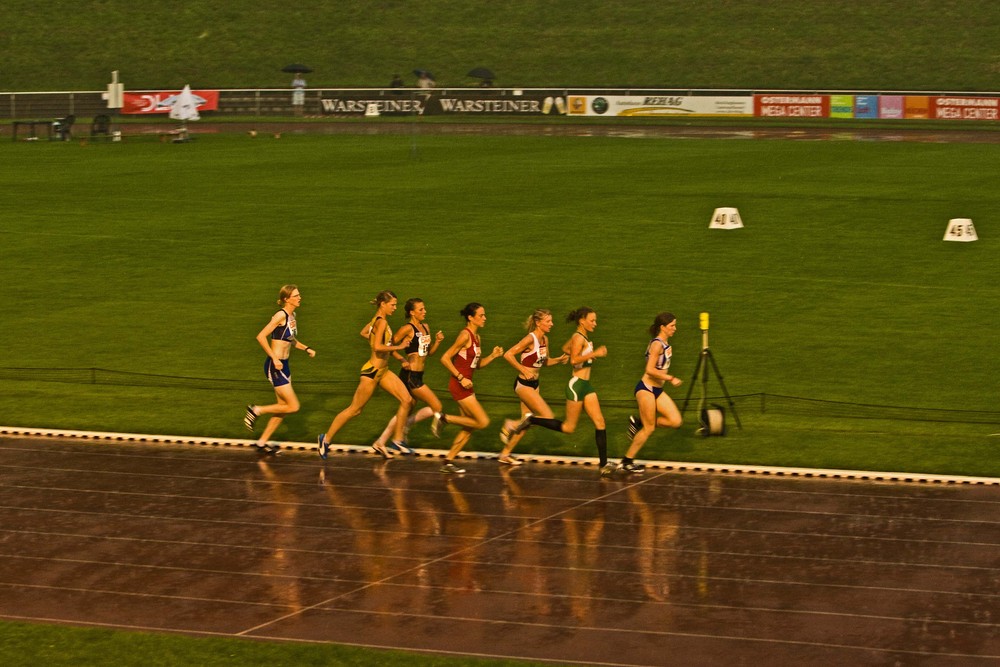 5000m im Regen