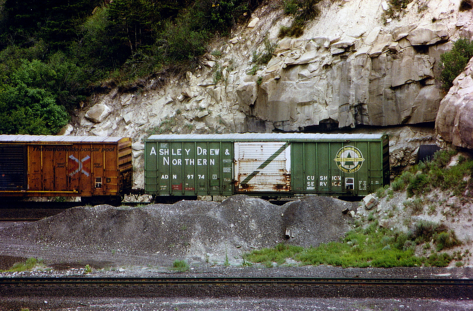 50`Box Car Ashley Drew & Northern, Price River Canyon,Kyune,UT