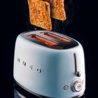 50's style SMEG toaster with flying toast