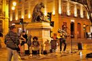 Lisbon at dusk by J Oscar Sierra Echo