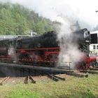 52 6106 auf der Drehscheibe im Bw Geroldstein