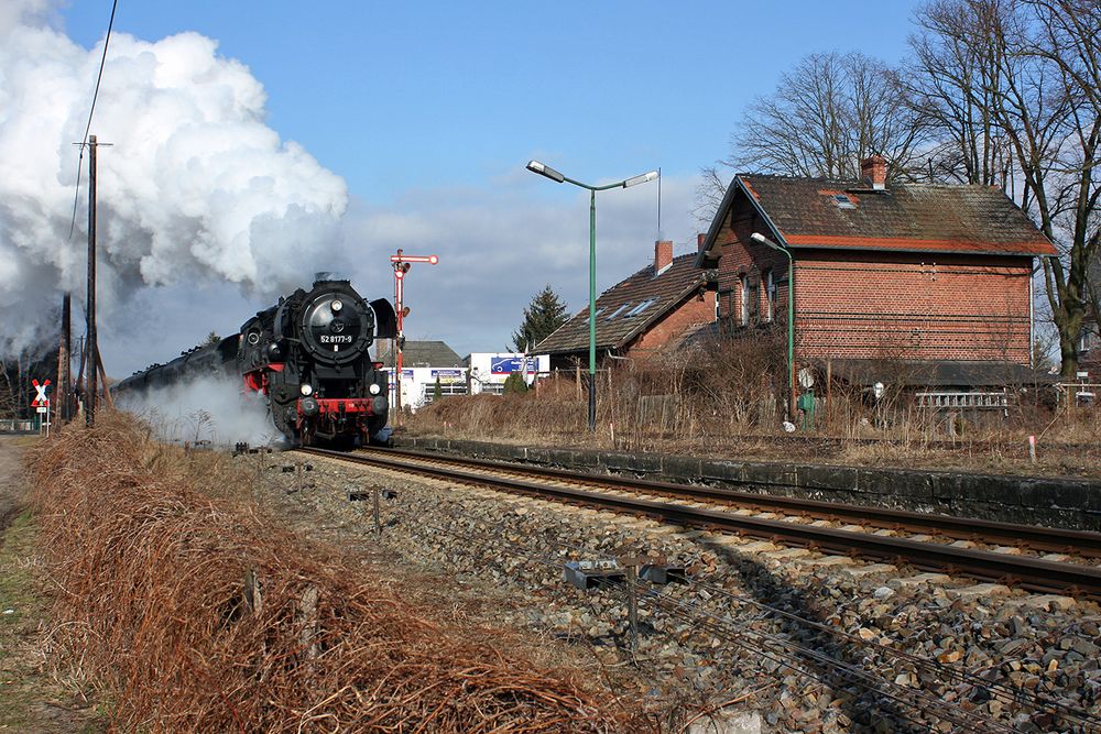 52 8177-9 auf Nebenbahnen durch die Mark Brandenburg